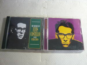 CD２枚セット☆THE VERY BEST OF elvis costello/Very Best Of Elvis...Elvis Costello & The Attractions☆中古