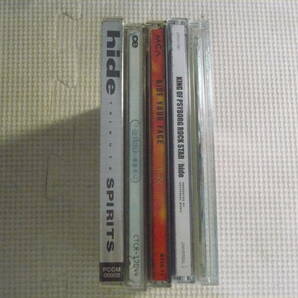 レ CD5枚セット■hide SPIRITS/HIDE YOUR FACE/KING OF PSYBORG ROCK STAR/Psy-Clone/zilch 321 中古の画像5