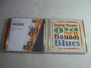 CD２枚セット☆GARY MOORE:LIVE AT BUSH HALL 2007/Old New Banads Blues☆中古