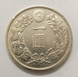 ◇ 日本 古銭 一圓銀貨 新1円銀貨 大正三年 量目約26.94g ◇　