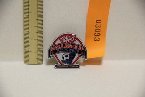 ドクターペッパー ダラスカップ XXXVII ピンバッチ DrPepper 検索 第37回 サッカー ピンバッジ ピンズ ピンバッヂ PIN PINS グッズ ロゴ 