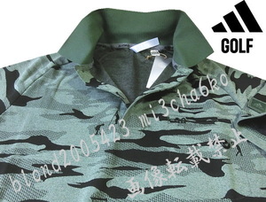 # новый товар [adidas GOLF] Adidas Golf утка рисунок . пот скорость .. рубашка-поло с коротким рукавом #KH/L