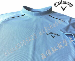 ■新品【Callaway GOLF】キャロウェイゴルフ COOL-FESTA冷却 QUICK-DRY吸汗速乾 モックネックシャツ■SA/L