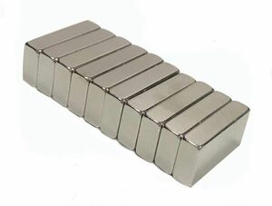 [20 piece set ]20 × 10 × 5 mm rectangle rectangle heat-resisting 200 times world strongest magnet neodymium Neo Jim magnet 