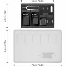SIMカード MicroSD ホルダー リリースピン メモリーカード収納ケース マイクロナノ SIM交換ピン_画像4