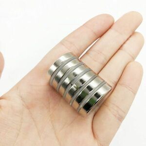 【10個セット】直径 25mm × 厚み 8mm 世界最強 マグネット ネオジウム ネオジム 磁石