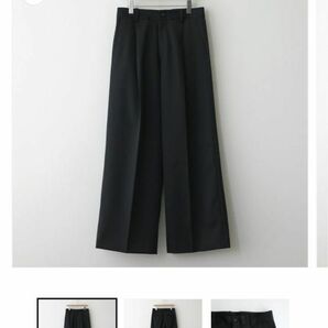 stein/シュタインEXTRA WIDE TROUSERS #BLACK サイズM [ST.796]