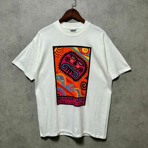 【90s USA製】 ONEITA ボディ グラフィック アート Tシャツ