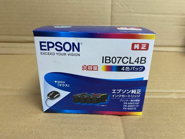 EPSON エプソン インクカートリッジ IB07CL4A 4色パック　新品未開封品