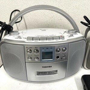 E381 カセットレコーダー ラジオ CDラジオカセットレコーダー 大量 まとめ売り Panasonic National SONY TOSHIBA 他 動作未確認の画像9