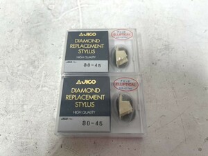 E390　JICO　ダエン針　DIAMOND REPLACEMENT STYLUS　30-45　2点まとめて　まとめ売り