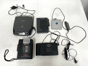 E402　ディスクプレーヤー　カセットレコーダー　MDプレーヤー　カセットプレーヤー　まとめ売り　CASIO　SONY　Panasonic　aiwa