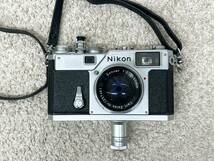 A556　Nikon　ニコン　S3　ボディ　フィルムカメラ　レンジファインダー　/　レンズ　Carl Zeiss　Sonnar　1:2　50ｍｍ　/　動作未確認_画像1