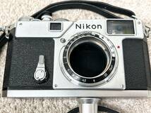 A556　Nikon　ニコン　S3　ボディ　フィルムカメラ　レンジファインダー　/　レンズ　Carl Zeiss　Sonnar　1:2　50ｍｍ　/　動作未確認_画像7