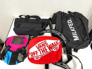 E436 handbag shoulder bag rucksack Sportback set sale DIESEL MILKFED VANS secondhand goods 