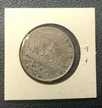 イタリア　銀貨　1959年　500リラ　コロンブス船_画像1