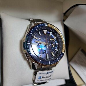 CASIO カシオ オシアナス ダイバー カシャロ OCEANUS 時計 腕時計 CACHALOT ソーラー 電波 ダイバーズウォッチ OCW-P2000D-2AJFの画像3