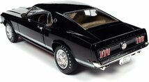 Autoworld オートワールド 1/18 ミニカー ダイキャストモデル 1969年モデル フォード マスタング Ford Mustang GT 2+2 1969 ブラック_画像2