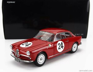 Kyosho Original 京商 1/18 ダイキャストモデル 1958年タルガフォーリオ アルファロメオ ALFA ROMEO - GIULIETTA SV SPRINT VELOCE No.24