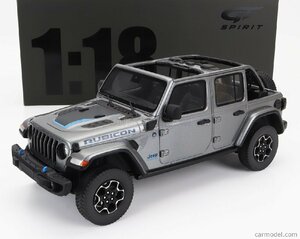 GT Spirit GT419 1/18 ミニカー レジン プロポーションモデル 2021年モデル ジープ JEEP WRANGLER RUBICON 4xe 2021 グレーメタリック