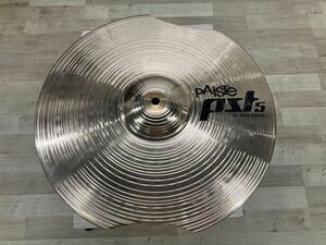 ①[割れ修正品]PAISTE パイステ PST5 16ROCK CRASH カット加工あり 