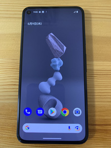 Google Pixel 5 グーグル ピクセル ジャストブラック 128GB G5NZ6 ソフトバンク SIMロック解除済 SIMフリー 白ロム 中古