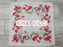 nina ricci/ニナリッチ/レースハンカチ/チューリップ_画像1