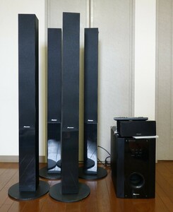 Pioneer HTP-S737 5.1ch home theater system sa round speaker Pioneer tallboy 