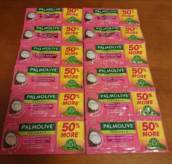 palmolive shampoo pink 3pcs/sachet =12sachets 