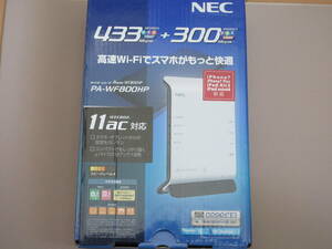 NEC WiFiホームルーター　PA-WF800HP