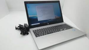 【良品】HP ProBook 650 G5 15.6型 Core i7-8565U 1.8GHz メモリ8GB SSD256GB window10 リカバリ カメラ Wi-Fi 動作品 