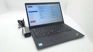 Lenovo ThinkPad X390 20Q1S4C500 13.3型 Core i3-8145U 2.1GHz メモリ8GB ストレージSSD256GB BIOS確認 動作品