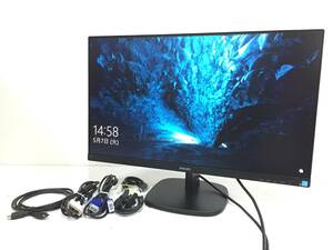 〇【良品】PHILIPS フィリップス 273V7QDAB/11 27インチ ワイド液晶モニター フルHD（1920x1080）DVIx1/D-Subx1/HDMIx1 ケーブル付 動作品