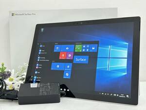 [ хорошая вещь SIM свободный ]Microsoft Surface Pro 5 model:1807[Core i5(7300U) 2.6Ghz/RAM:8GB/SSD:256GB]12.3 дюймовый LTE соответствует Win10 рабочий товар 
