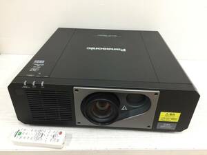 〇Panasonic パナソニック PT-RZ575J 1チップDLP方式プロジェクター 5200lm ブラック リモコン付属 動作品