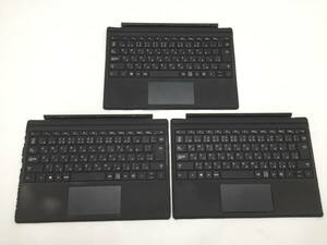 0 [3 шт. комплект ]Microsoft Surface Pro оригинальный клавиатура модель покрытие Model:1725 черный рабочий товар 