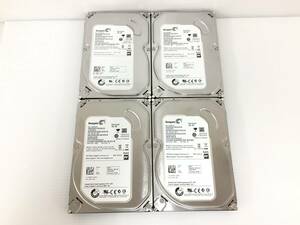 〇【4台セット】Seagate ST500DM002 500GB SATA 3.5インチ 消去済 内蔵HDD 動作品