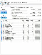 〇【2台セット】TOSHIBA 東芝 DT01ACA100 1TB SATA 3.5インチ HDD 動作品_画像3