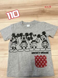 西松屋 ミッキーマウス Tシャツ ディズニー size110