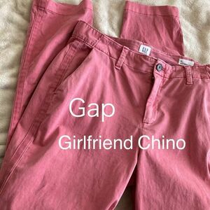 Gap チノパン テーパードパンツ　カラーパンツ　ピンク　