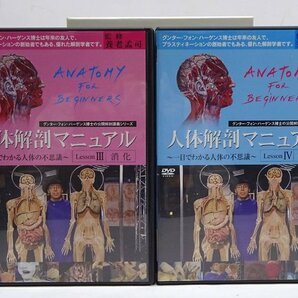 緑屋Re■ DVD 「人体解剖マニュアル 1～4巻BOX」 養老孟司監修   f/kc2/5-030/29-9#80の画像3