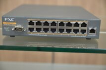 FXC FXC3017PEL　PoE機能付16ポートイーサーネットスイッチ 中古品　　（851-3）_画像1