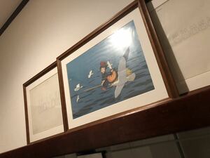  Ghibli. имитация цифровая картинка . много . лот сделана это подлинный товар Majo no Takkyubin цифровая картинка автограф фон фон scene .. фон Miyazaki . Ghibli 