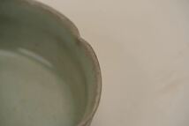 【萬古】中国古美術 宋 龍泉窯 青磁 筆洗 茶碗 茶道具 古美術 古玩 骨董品 唐物 時代物 当時物 置物_画像5