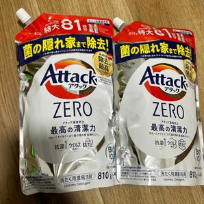 アタックZERO [つめかえ用] リーフィブリーズの香り 810g × 2個