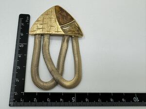 【0426】ヴィンテージ アクセサリー　TRIFARI トリファリ ブローチ　 1円から　　　