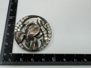 [0435] Vintage accessory FRANCE France stamp equipped brooch 1 jpy from 
