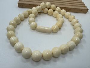 [0106] Vintage accessory natural material necklace 42cm 1 jpy from 