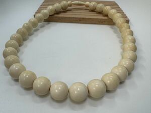 [0404] Vintage accessory natural material necklace 40cm 1 jpy from 