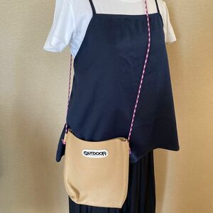 牛革 OUTDOOR PRODUCTS ショルダーバッグ　ベージュ